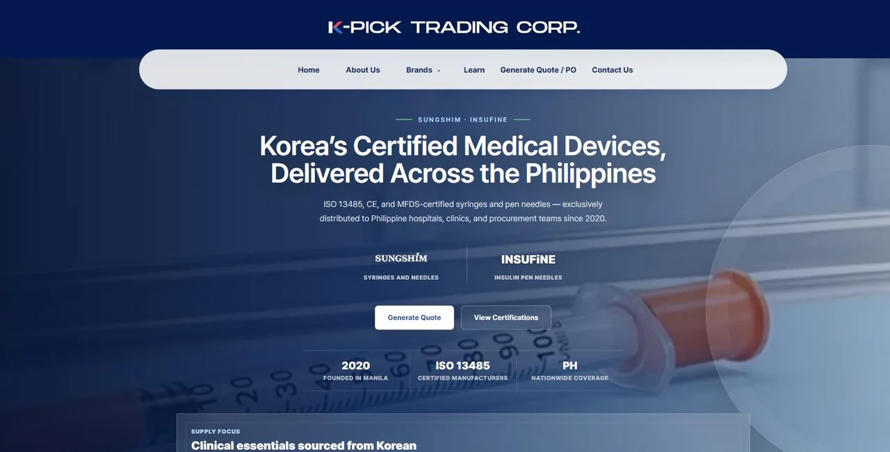 K-Pick Trading Corp Website